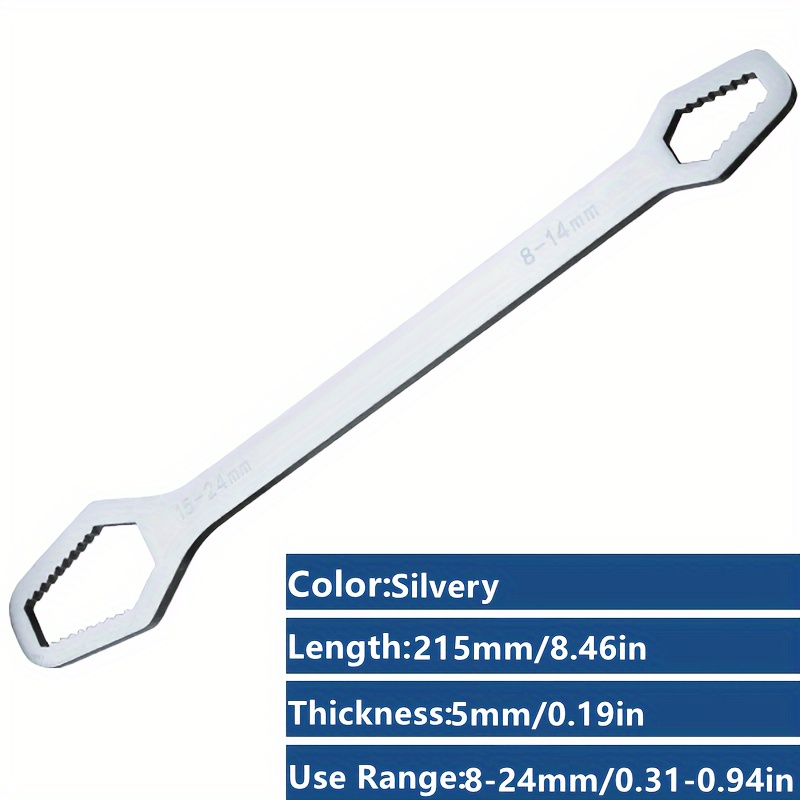 1pc Universal Adjustable Double Headed Wrench Ultimative - Temu Germany
