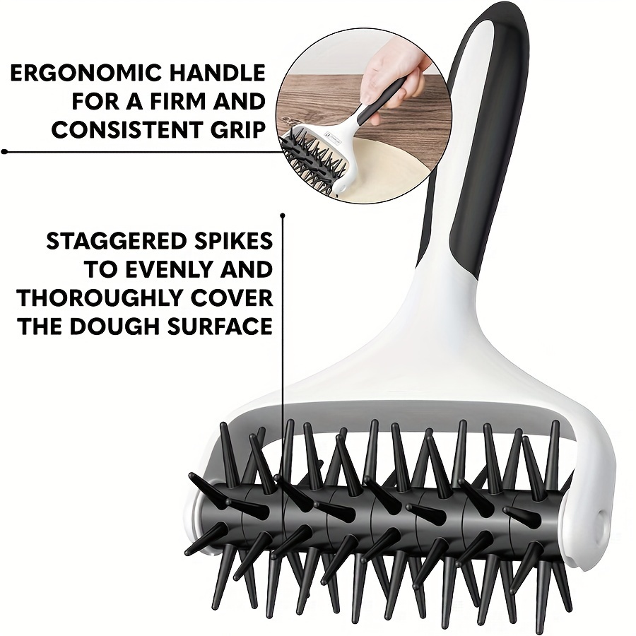 1pc 27.5cm Silicone Plastic Meat Masher With Hanging Hole, Multi-functional  Triple Blade Mixer For Home Use, Deep Gray