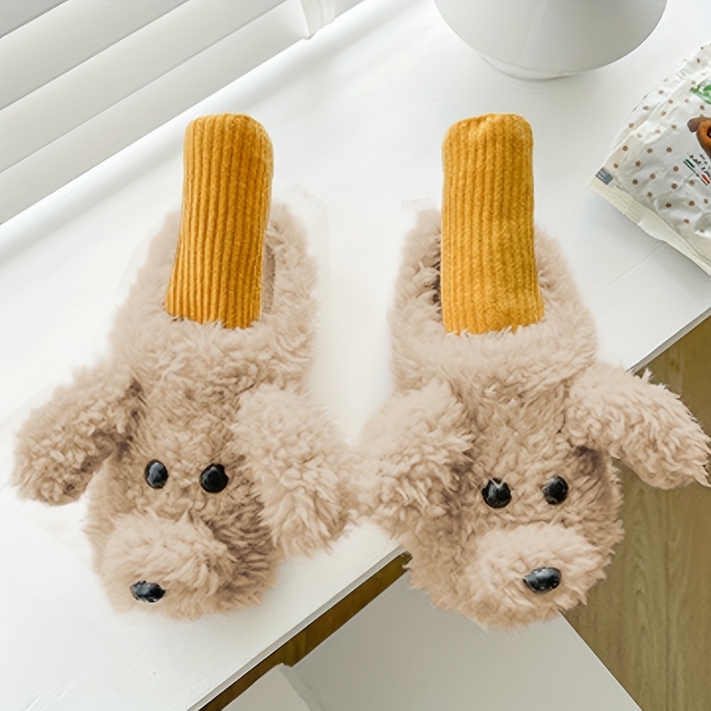 Novelty discount dog slippers