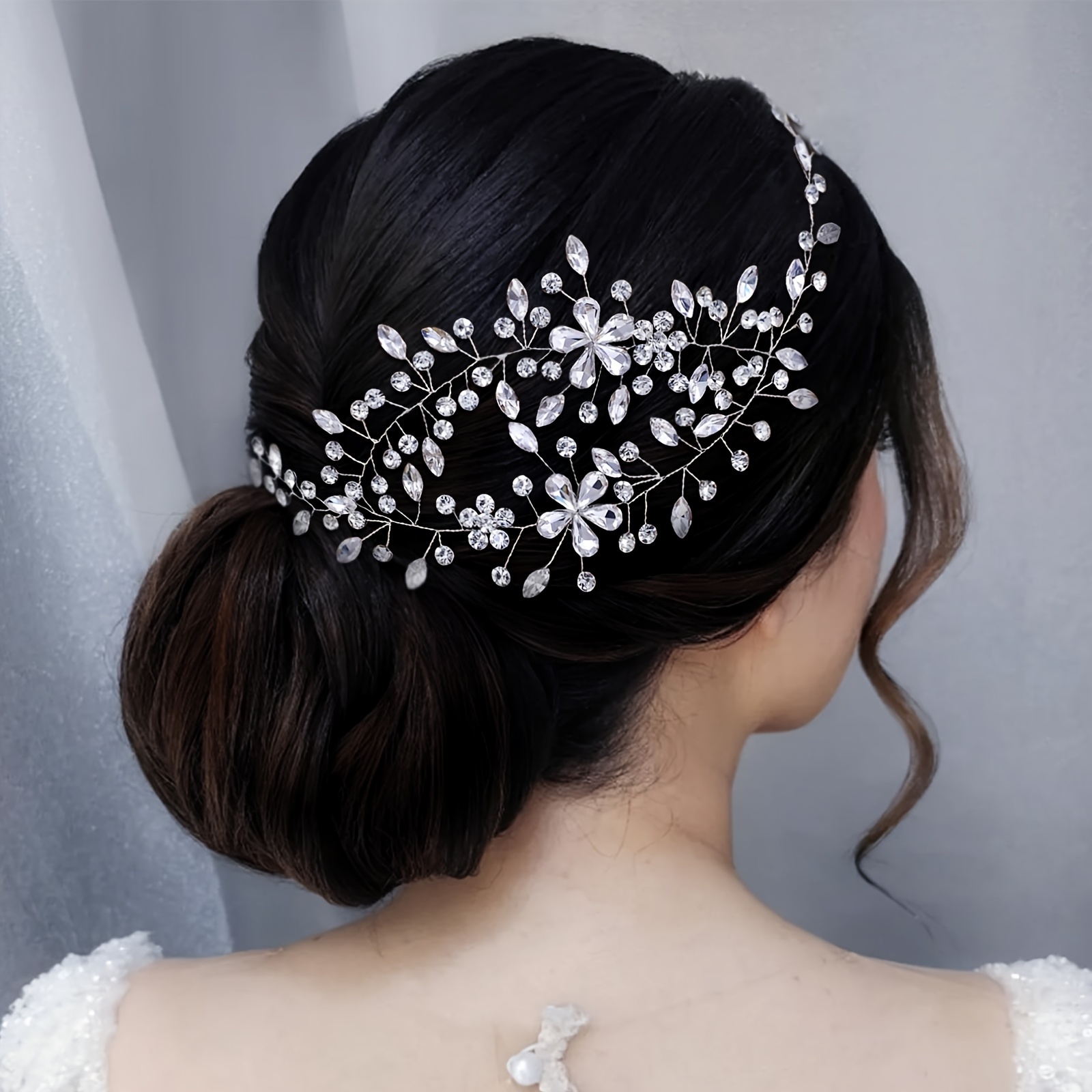 Luxury Hair Styling Headbands Hair Jewelry Rhinestones - Temu