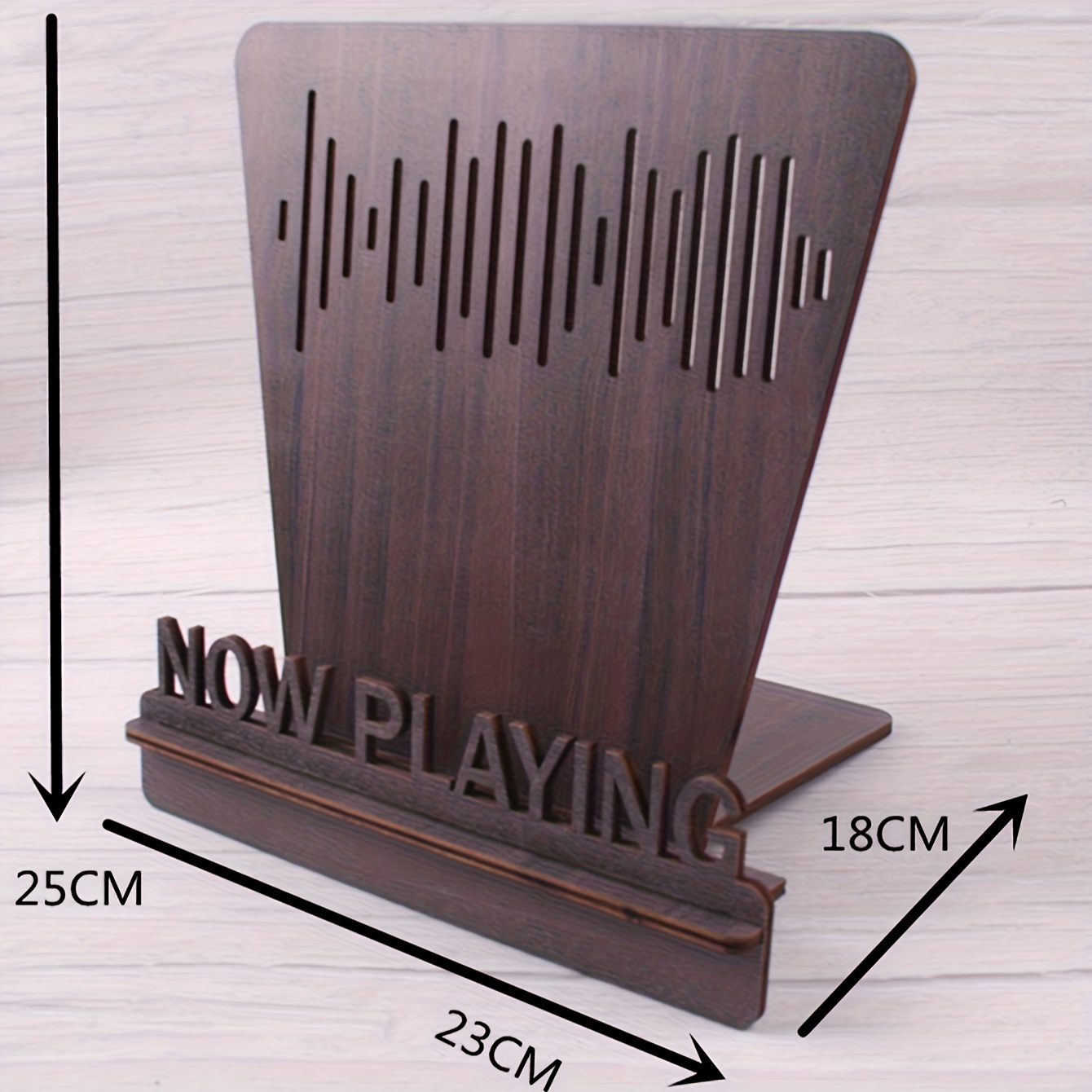 Wooden Record Holder C D Holder Desktop Vinyl Record Holder Temu