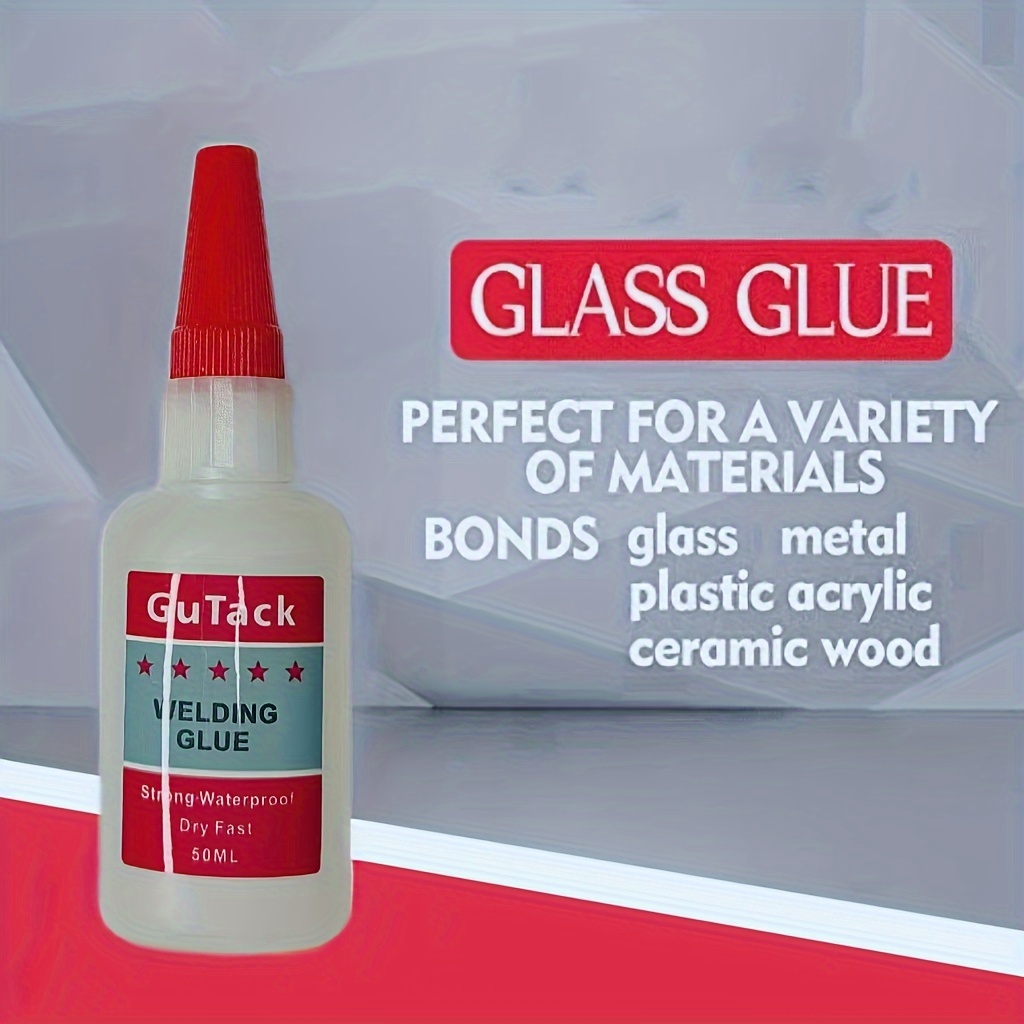 Glass Glue, 30g Clear Waterproof Acrylic Glue, Glass to Glass Glue for Bonding Glass.Instant Super Glue for Glass,Acrylic,Glasses,Crystal,DIY Craft