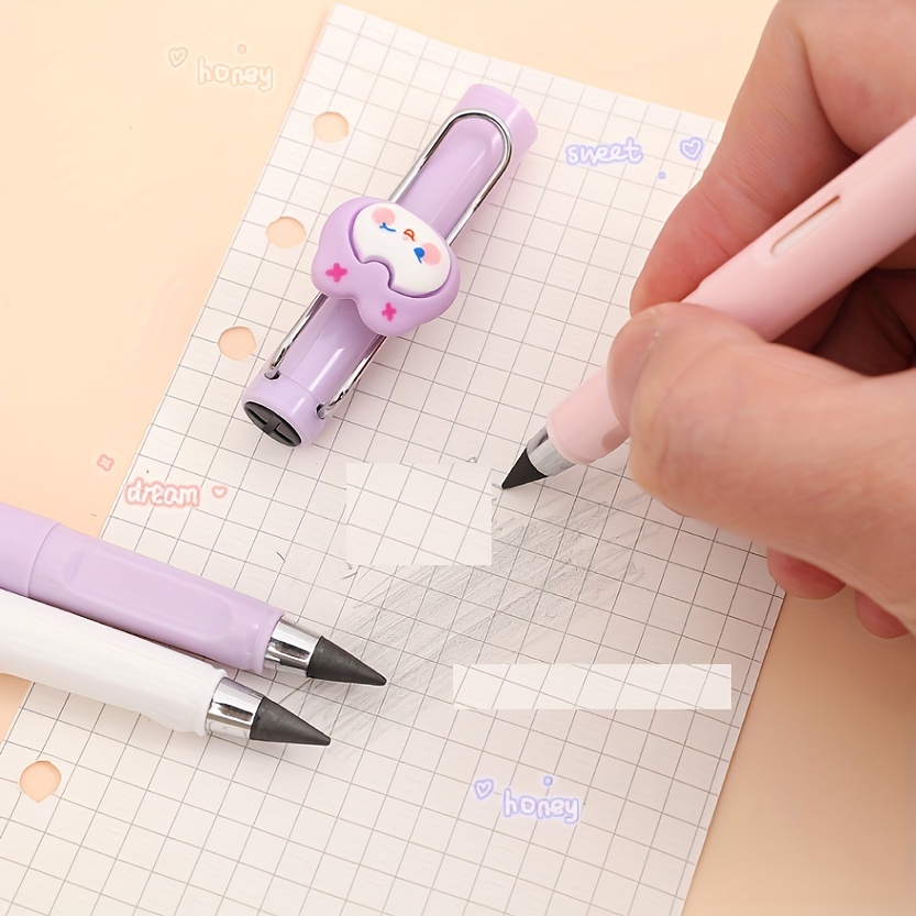 Random Cartoon Animal Hb Sketch Pencil With Removable Eraser - Temu