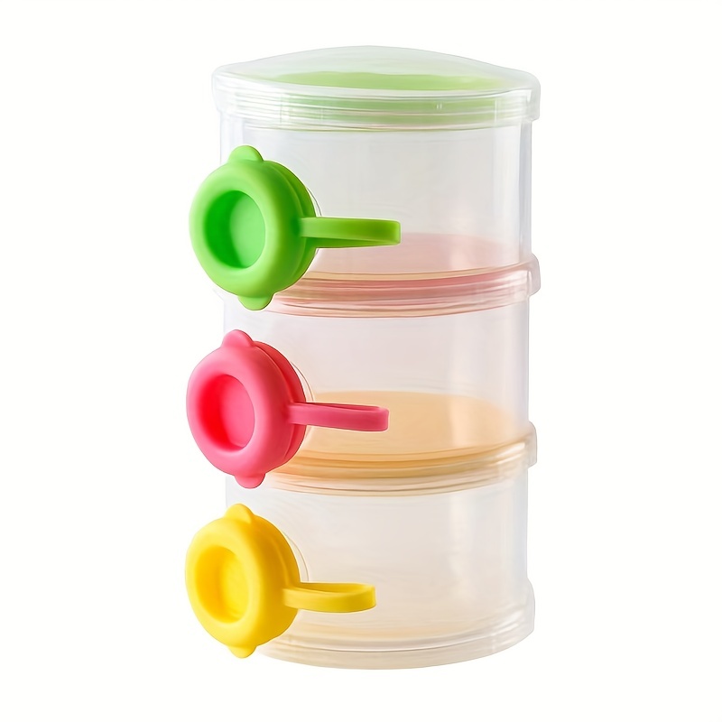 1 Pack Portable Baby Food Supplement Rice Noodle Sealed Jar Travel Maternal  And Infant Supplies Infant Milk Powder Storage Box Infant Snack Packaging  Storage Box (Randomly Sent One)