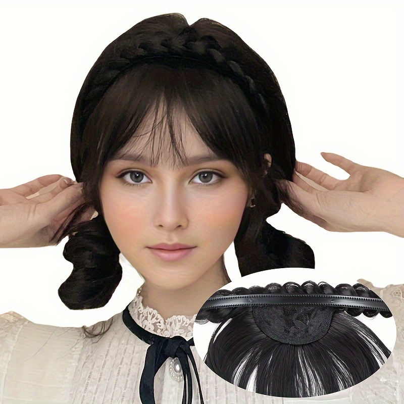   accessories with bangs braids headband hair extension high temperature synthetic fiber   hair for women daily use halloween christmas details 5