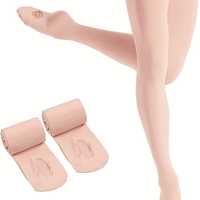Girls White Non Pilling Ballet Tights Perfect For Dancing - Temu Canada