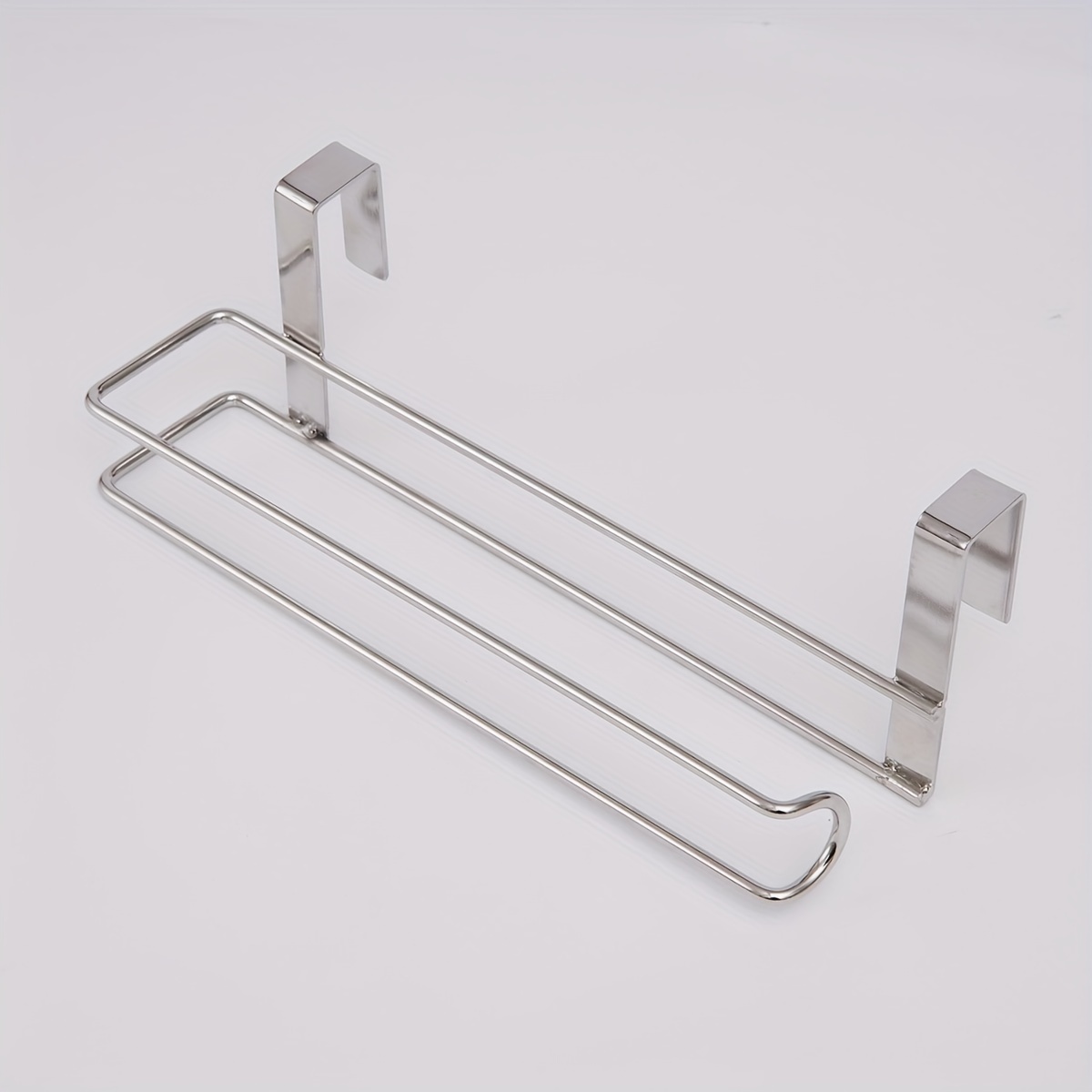 Stainless Steel Over The Cabinet Door Paper Towel Holder for Kitchen  Bathroom 