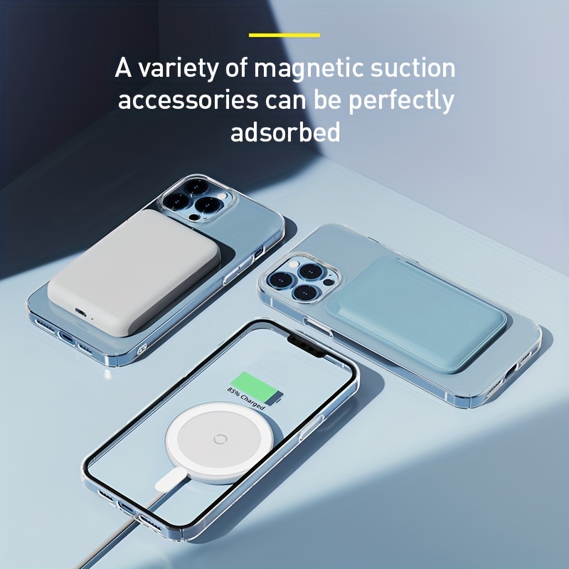 2pcs Butterfly Heart Letter X Graphic Magnetic Wireless Charging Case For Iphone  14 13 12 11