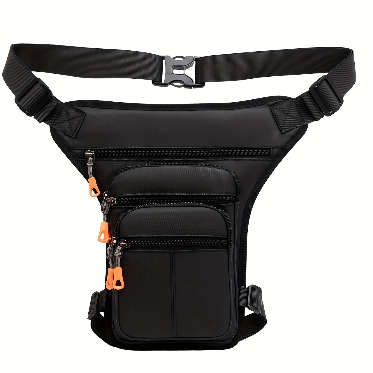 

New Men's Outdoor Adjustable Sports Waterproof Waist Bag Casual Trend Multi-functional Multi-pocket Cycling Bag