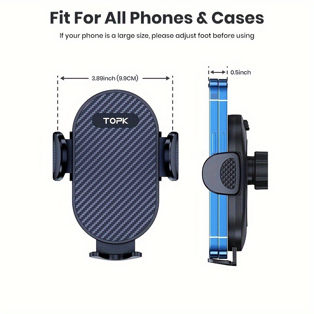 Big Phones Thick Cases? No Problem! Car Air Vent Phone Mount - Temu
