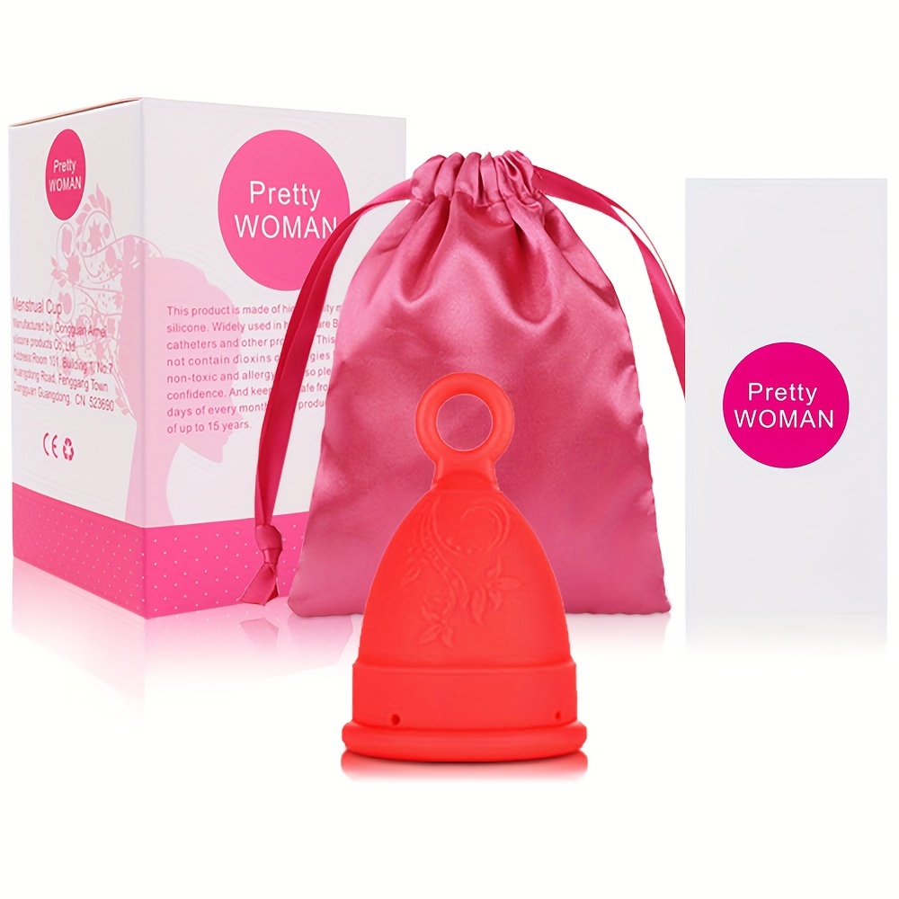 Soft & Comfortable Reusable Menstrual Cup (Size - Medium) ISO Certified, FDA Approved