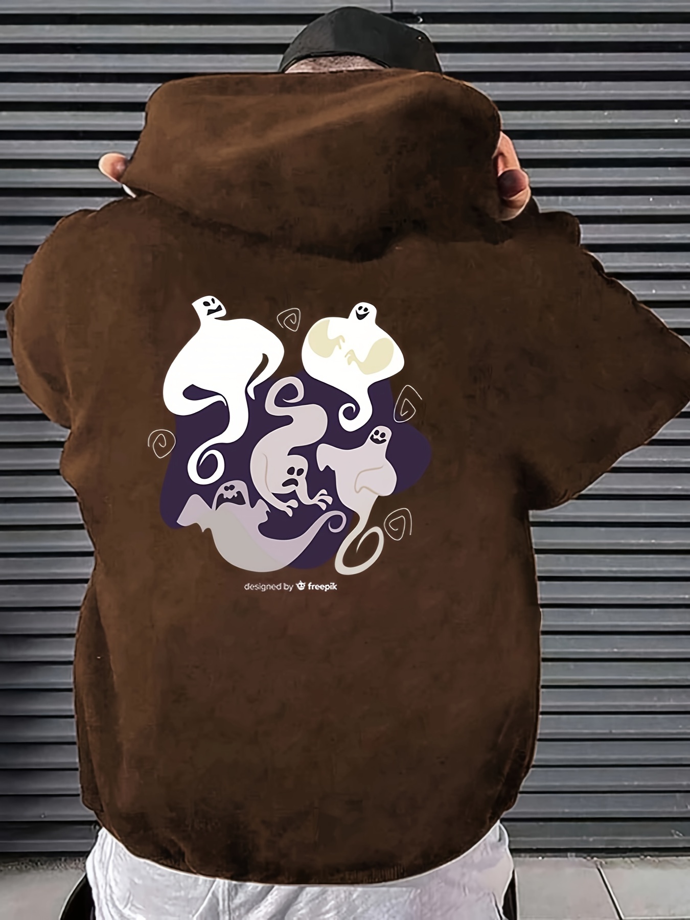 Halloween-Hoodies für Herren, Unisex, 3D-Druck, Sweatshirts, Damen, lässig, langärmelig, Pullover, Sweatshirts, Tops, aprikose, XXS