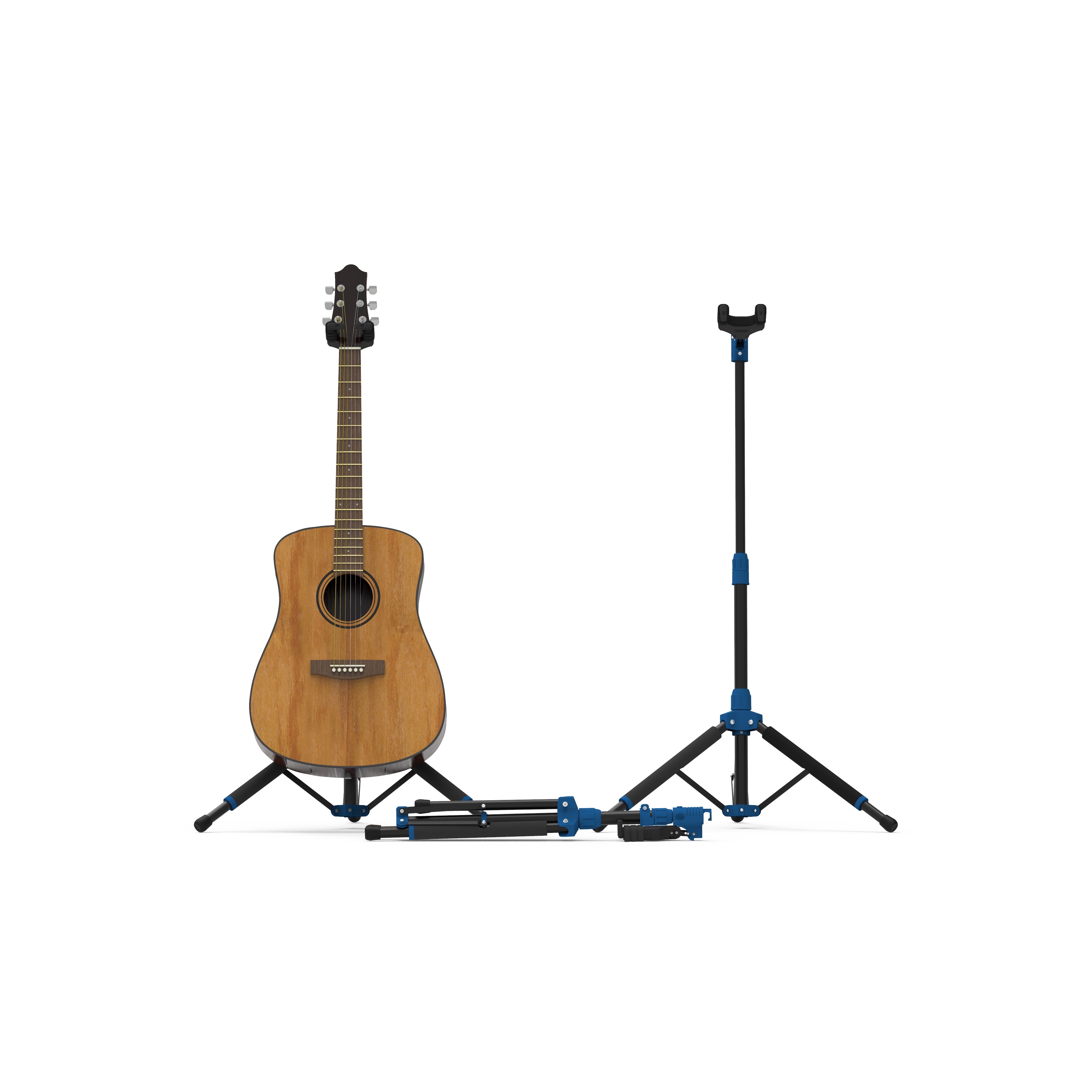 Galux Gs-210 Support De Guitare, Support D'instrument Vertical, Support De  Guitare Simple Portable, Support De Guitare À Verrouillage Automatique Par  Gravité, Support De Guitare Sans Installation, Support Universel Pliable  Pour Guitare Folk