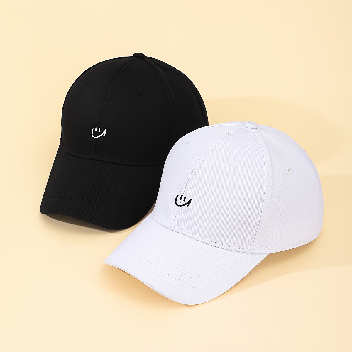 TEMU 2pcs Baseball Caps With Embroidered, Suitable For Outdoor Outfits In Spring, Summer, Autumn, And Winter