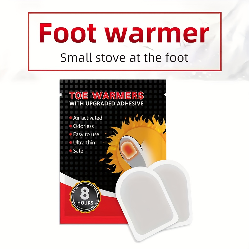 Foot Warmer, Portable Winter Foot Warmer, Outdoor Walking Cold-proof Warm  Self-heating Long-lasting Constant Temperature Disposable Foot Warmer, Keep  Warm For 6 To 8 Hours - Temu