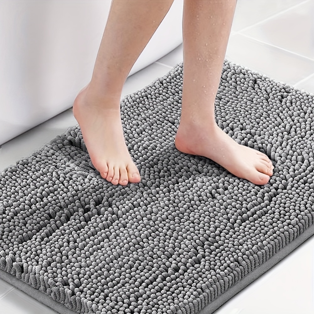 20X32 Inch White Bath Mat Soft Shaggy Bathroom Rugs Non-Slip Rubber Shower  Rugs Luxury Washable Bath Rug for Living Room - China Hotel Rugs and Bathroom  Rugs price