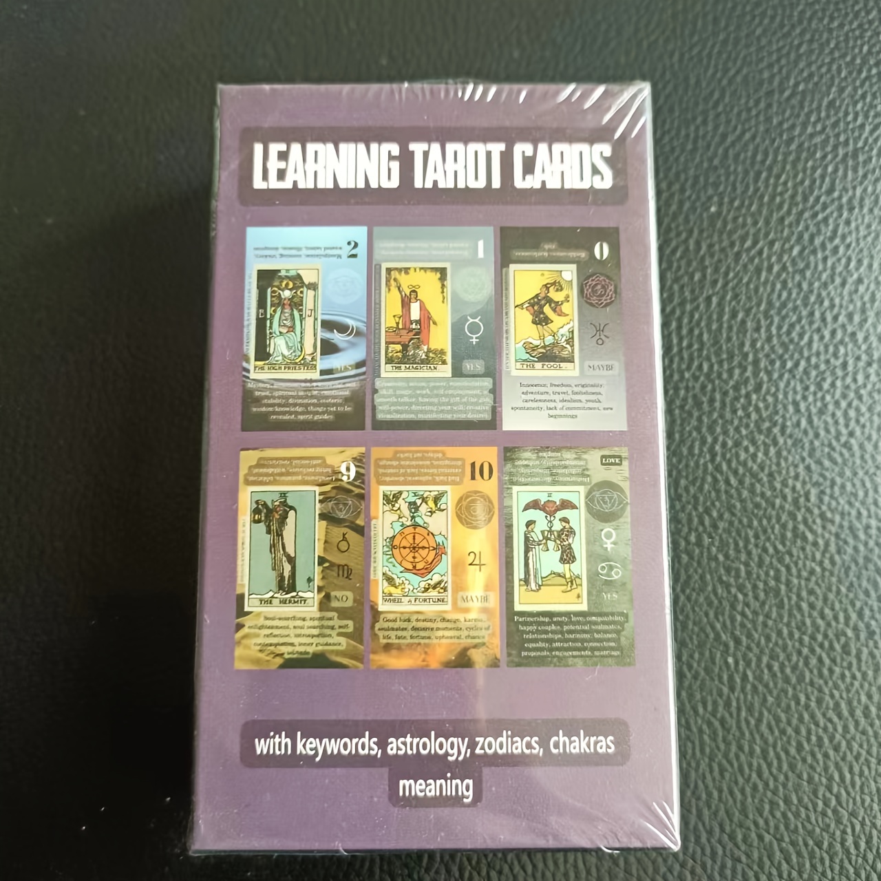 Débutant Tarot, Cartes de tarot avec une signification dessus, Mot-clé  Tarot Deck, Tarot d'apprentissage, Chakra, Planète, Affirmation, Inversé,  Zodiaque -  Canada