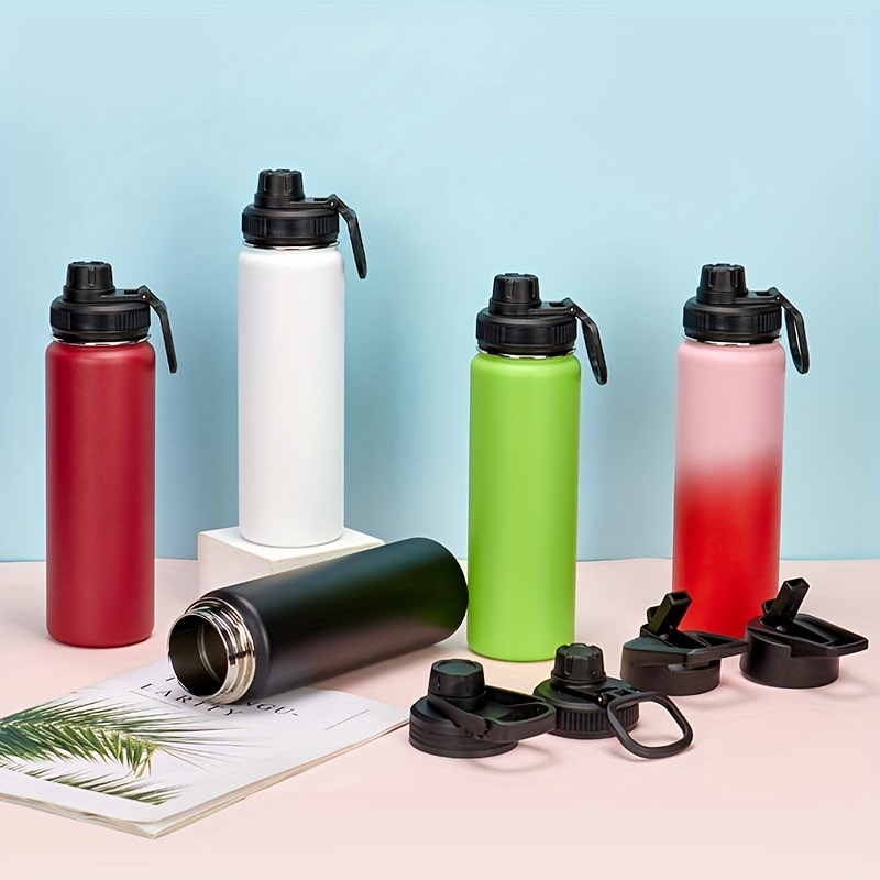 Insulated Stainless Steel Water Bottle With Wide Mouth And - Temu