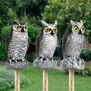 keep unwanted pests away with this stylish owl decoy perfect for your garden porch or balcony details 1