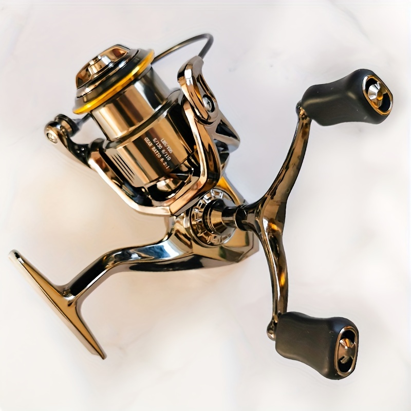 Metal Double Handle Reel Spinning Reel 3500 Left And Right Hand Aluminum  Alloy Fishing Reel Fishing Tackle Fishing Equipment