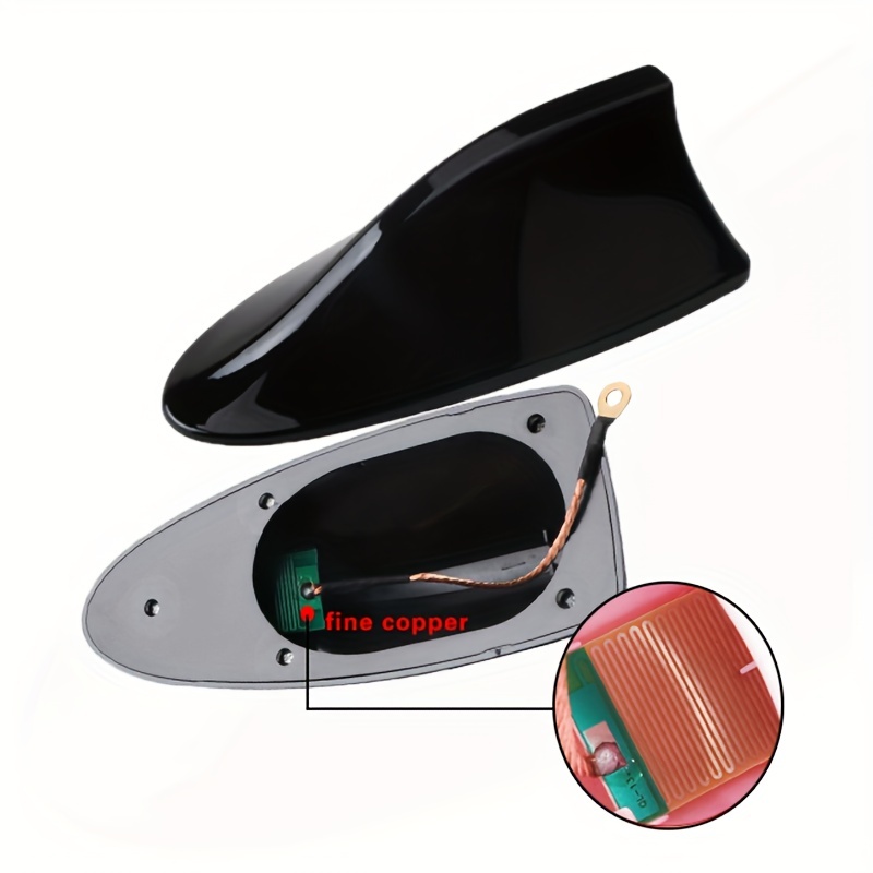 Antenna Pinna Squalo Auto Impermeabile Senza Perforazione - Temu