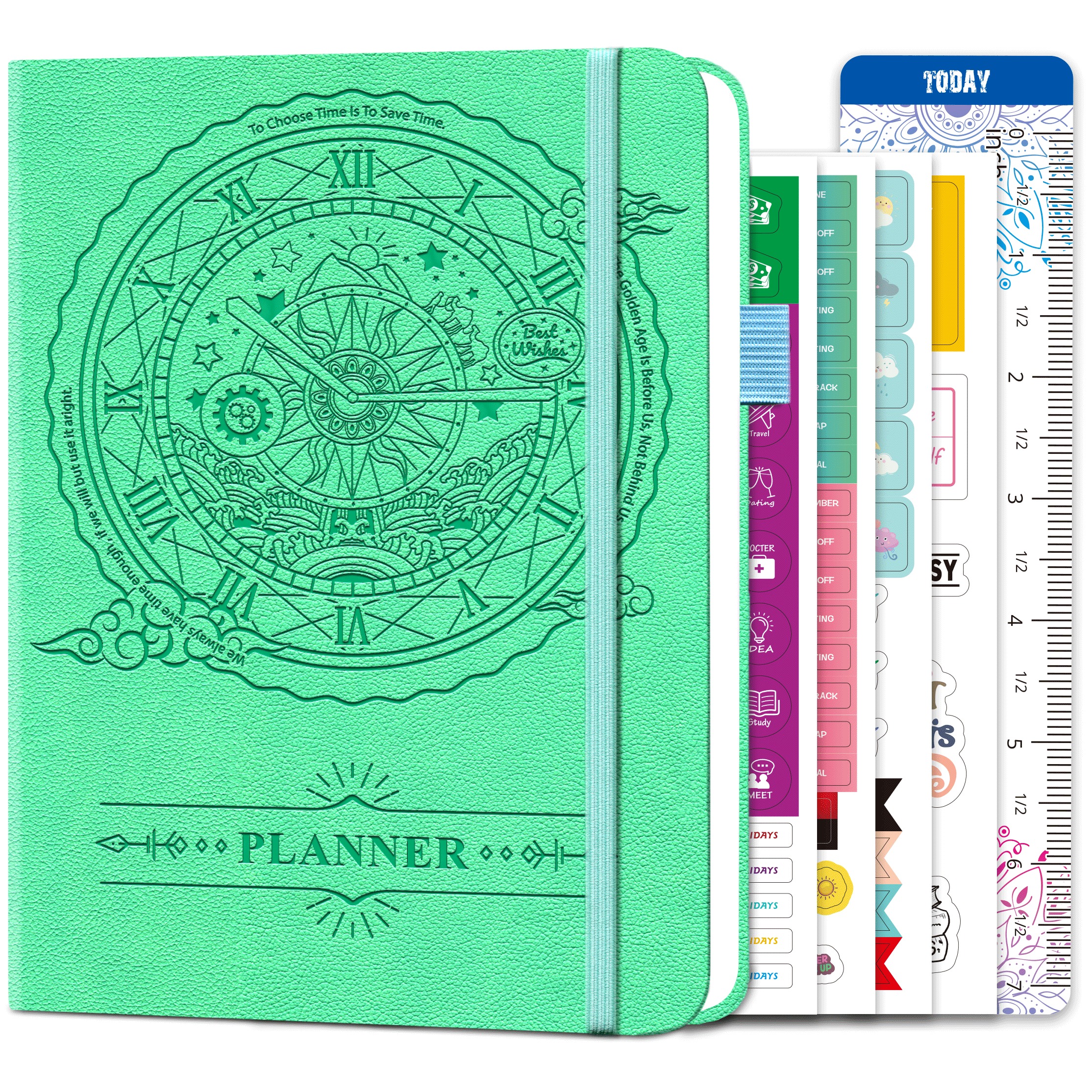 Legend Planner – Deluxe Weekly & Monthly Life Planner to Hit Your Goals &  Live Happier. Organizer Notebook & Productivity Journal. A5 Hardcover