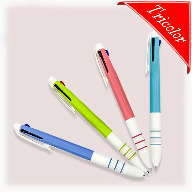 Bic Multicolor Pens 3 in 1 Retractable Ballpoint Pens 3 - Temu
