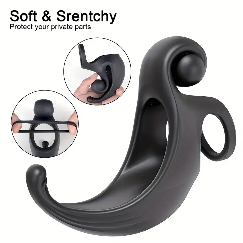 Dropship Penis Ring With Teasing Tail Stretchy Ring For Penis Stimulation;  Penis Trainer Sex Ring For Men Harder Longer Stronger Sexual Pleasure  Enhance; Adult Sex Toy For Men to Sell Online at