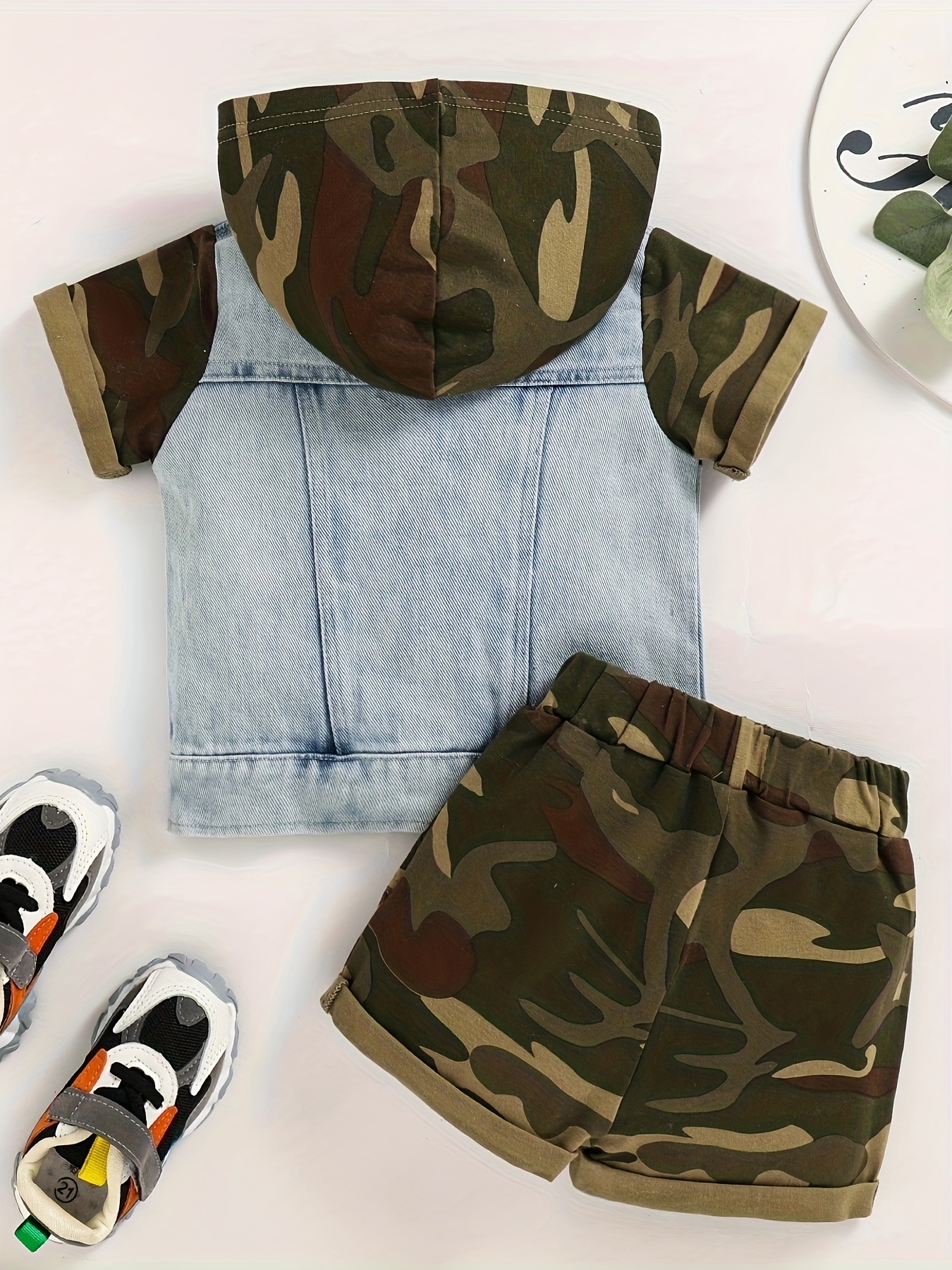 Camouflage on sale short jacket