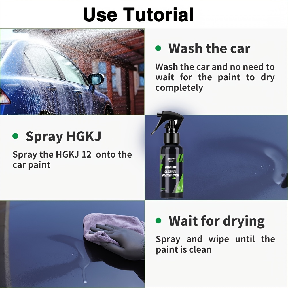 Superior Ceramic Coating Spray Extend The Life Of Your Wax - Temu