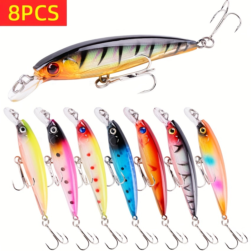 Fishing Lures Kit Freshwater Tackle Kit Bass Trout Salmon - Temu