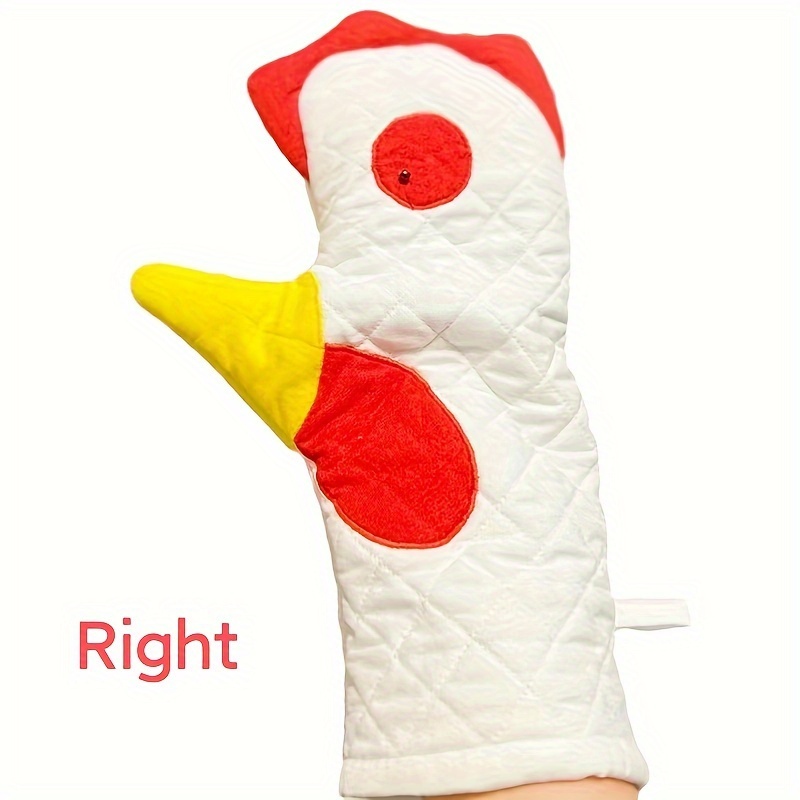 Rooster Trim Oven Mitts, Washable Cute Oven Mitts, Oven Mitts/glove,  Printed Rooster Heat Resistant Oven Gloves, Hot Mitts For Kitchen, Friendly  & Safe Backing, Cooking, Barbecue - Temu