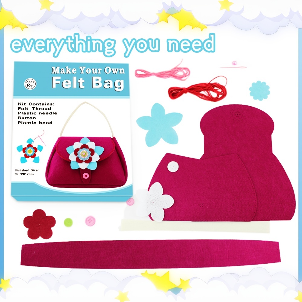 Felt Sewing Kit  How to Assemble Bag 