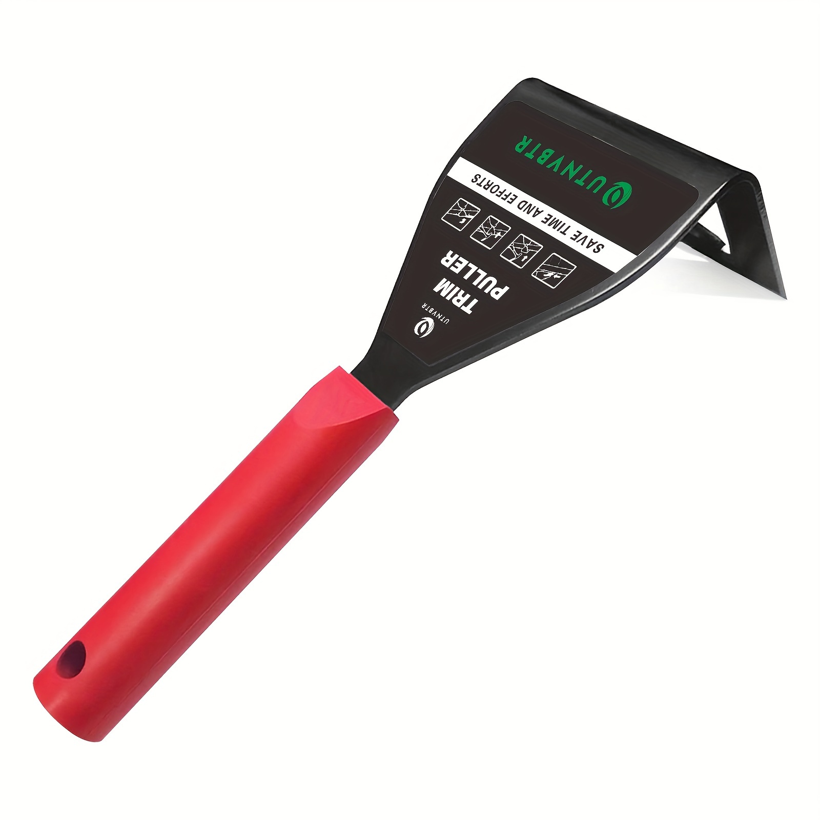 Heavy-duty Trim Puller Tool With Pry Bar - Multi- Nail Puller For Baseboard, Molding, Flooring & Siding Removal - Plastic/metal For Wood Trim, Tile, Drywall - Diy &
