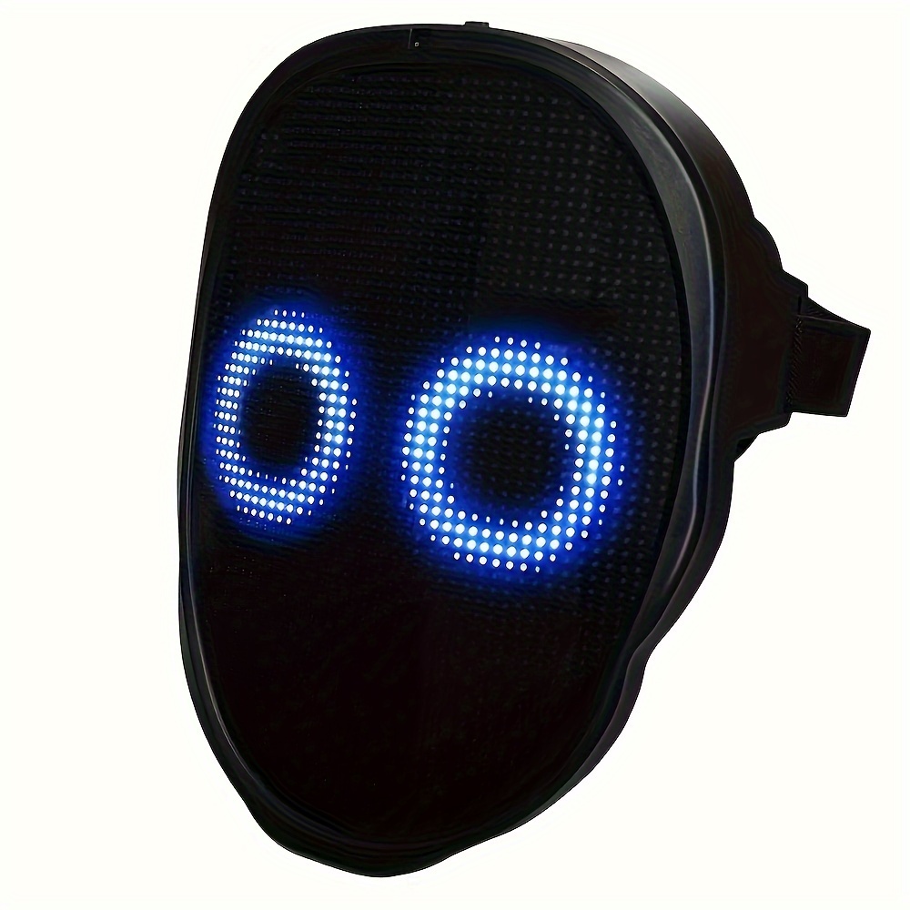 Maschera Led Fai-da-te Per Halloween, Maschera Da Dj Per Il Carnevale Con  Rilevamento Dei Gesti, Accessori Per Halloween E Natale, Decorazioni Per  Feste In Bar E Club, Accessori Per Fotografia E Performance