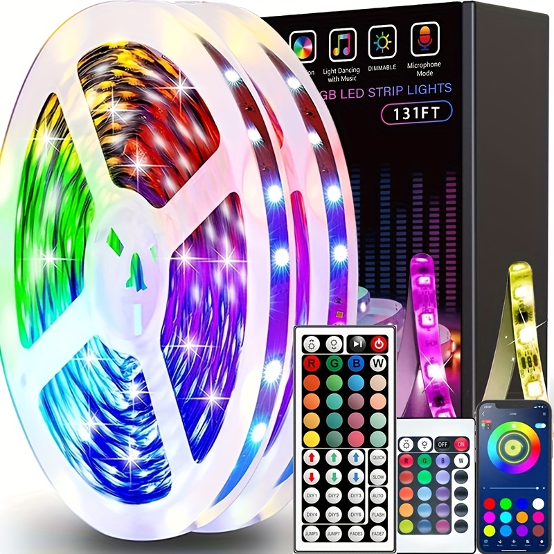 Buy GLOWSERIE USB Bluetooth LED Strip Light, 5m TV Backlight Strip  Smartphone APP Control, RGB 5050 Color Changing Flexible Waterproof for  Indoor/Outdoor DIY Decoration Online at Best Prices in India - JioMart.