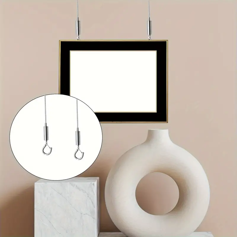 Picture Hanging Wire Hook Open Adjustable Copper Hooks Wire - Temu