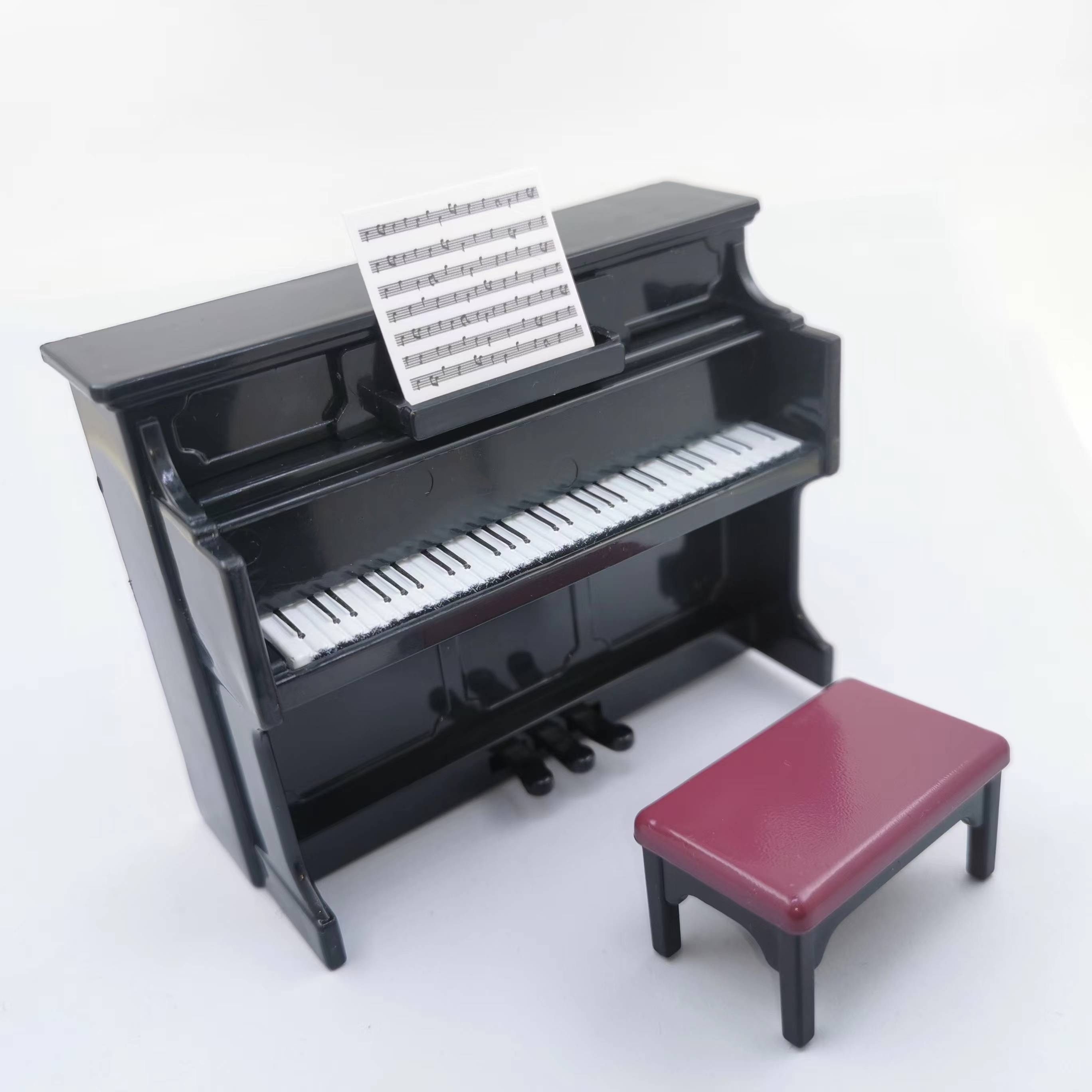 Weploda 3 Pièces Piano Miniature, Piano Miniature Décoration Maison de  Poupée, Piano de pour Maison de Poupée, Utilisé pour Les Accessoires de  Maison, Accessoires de Décoration de Maison de Poupée : 