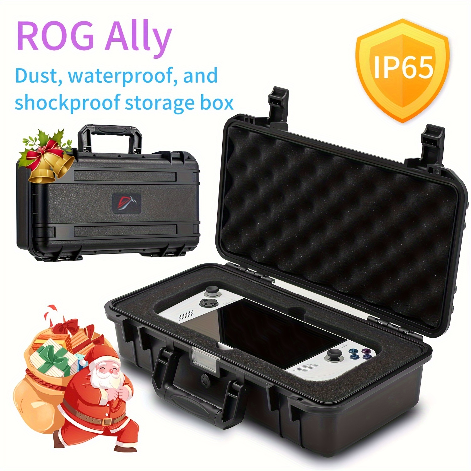 1Pc For Asus Rog Ally Case With Back Bracket Holder For ROG Ally Drop-proof  Case