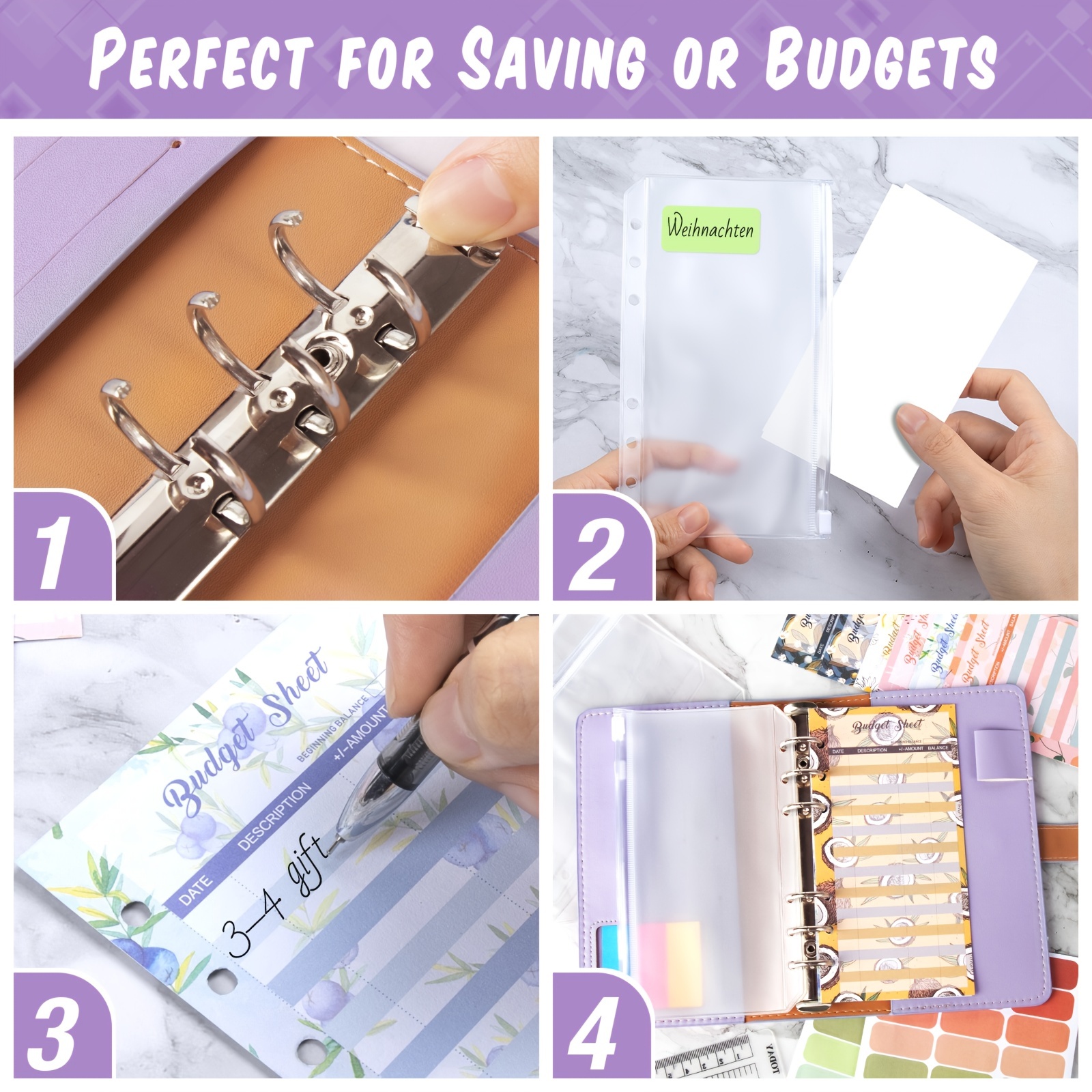 A6 Budget Planner Set - Temu