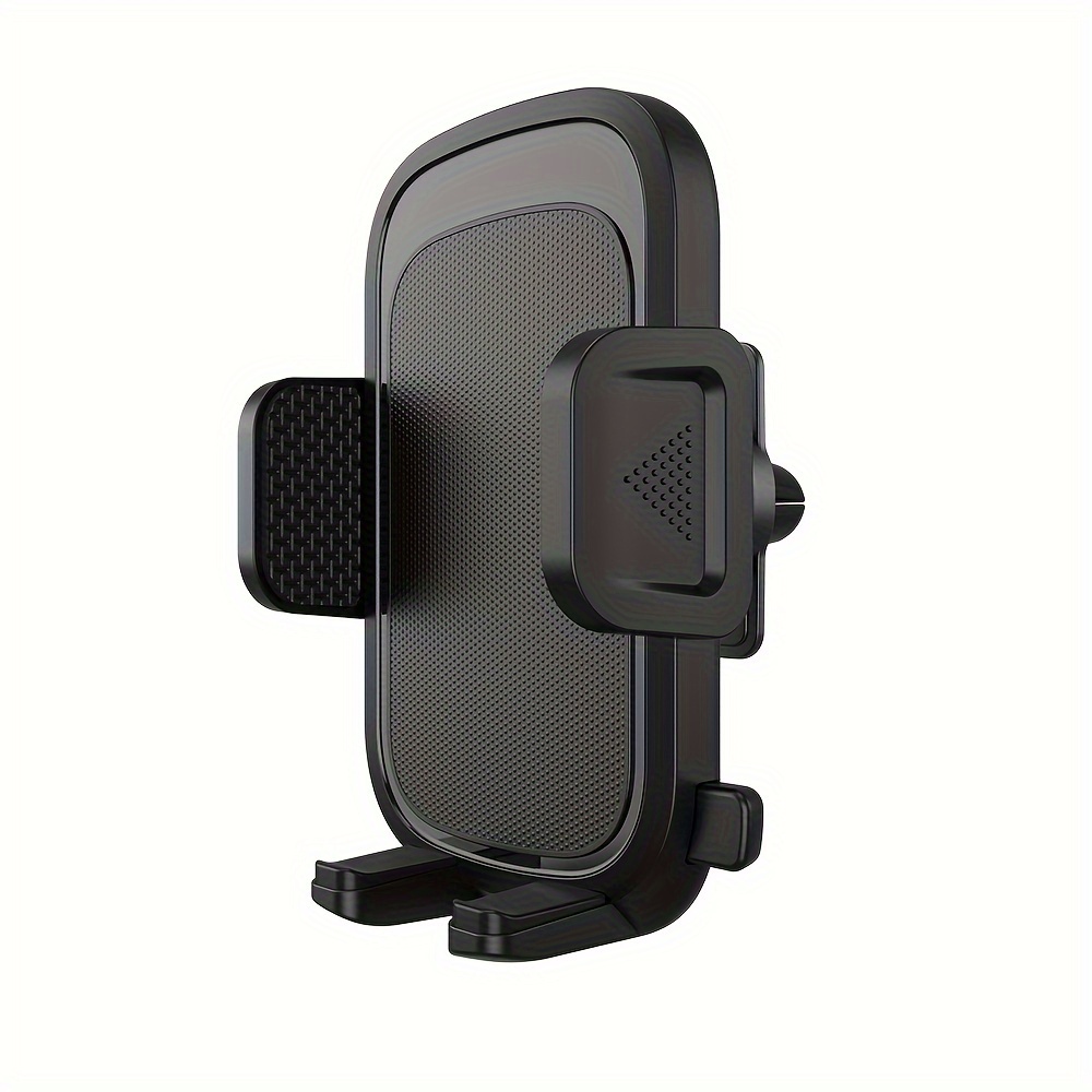 TEMU 1pc Car Air Vent Phone Holder, Vehicle Mount Clip, Black Car Phone Stand, Clip For Cars.
