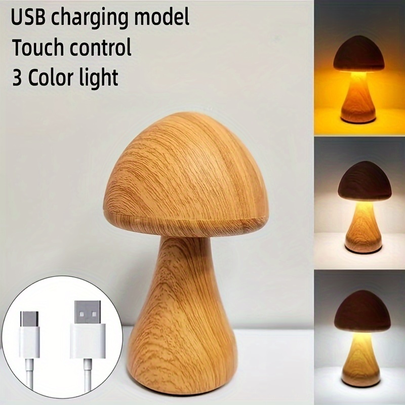 1pc Lámpara Mesa Led Portátil Sensor Táctil Setas 3 Colores - Temu Spain