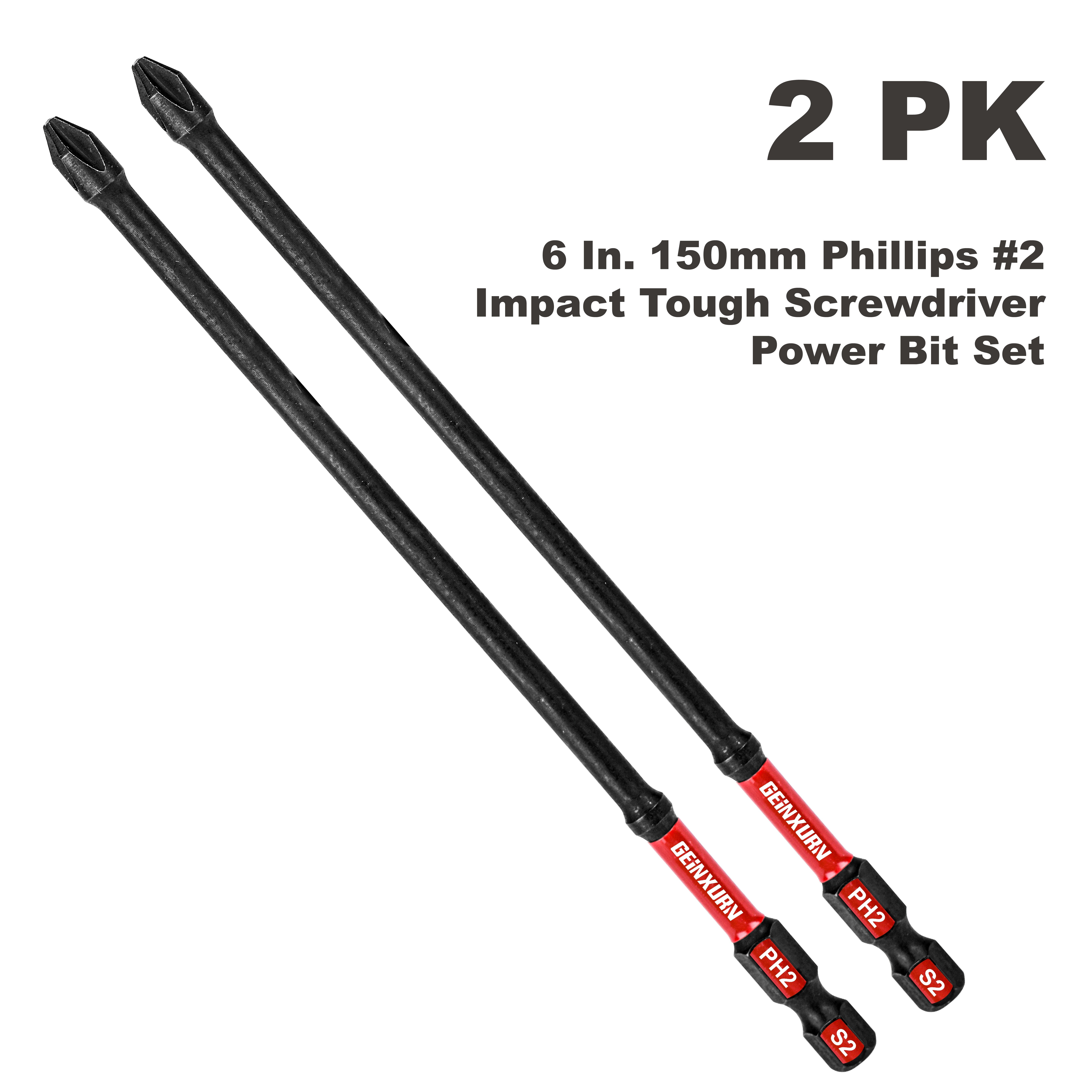 6-inch 150mm Ph2 Impact Screwdriver Set
