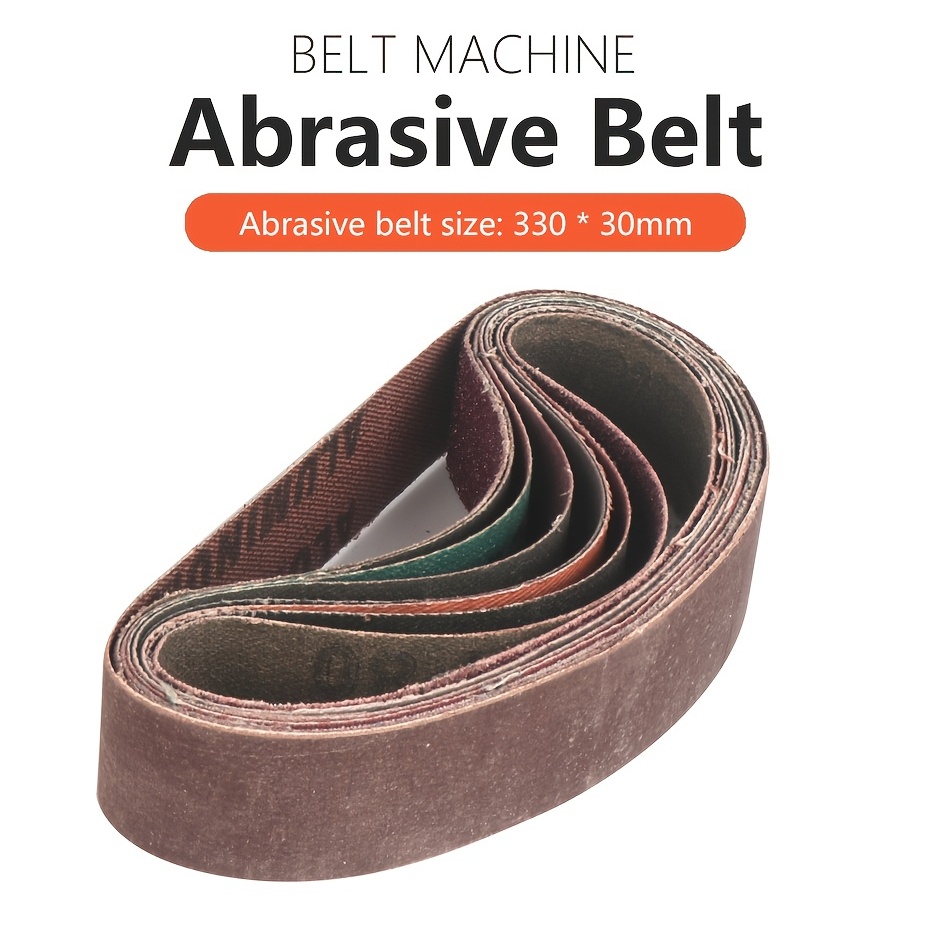 10pcs 330 30mm Width Sanding Belts P80 1000 Grit
