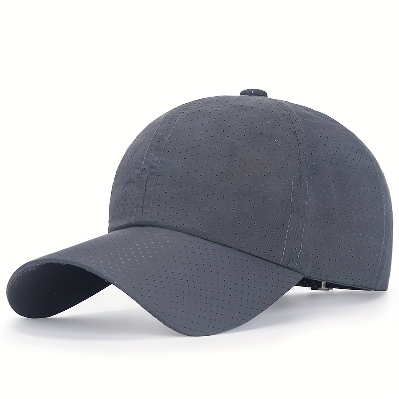 Gorra Béisbol Deportiva Correr Hombre, Gorras Secado Rápido Golf Hombre,  Gorra Hueso Cierre Trasero Sólido - Joyería Accesorios - Temu