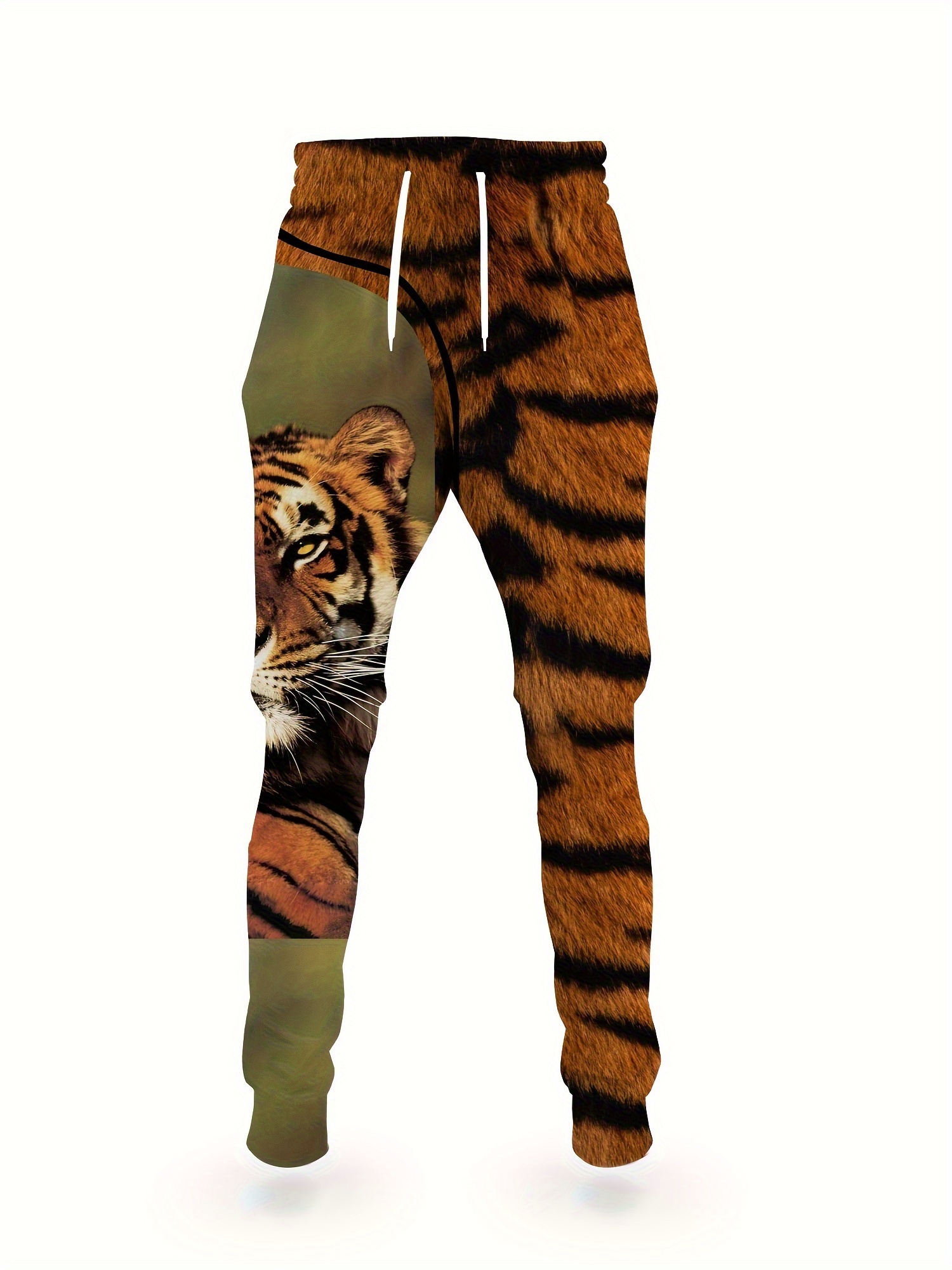 Mens tiger sales print pajamas