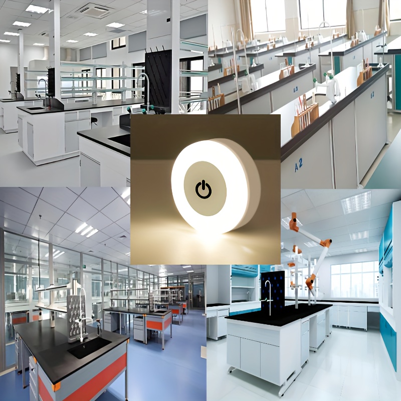 1pc LED Night Light with Touch Sensor, Rechargeable via USB Magnetic Base, Round Portable Dimming Light, Room Decoration, Night Light for Bedroom