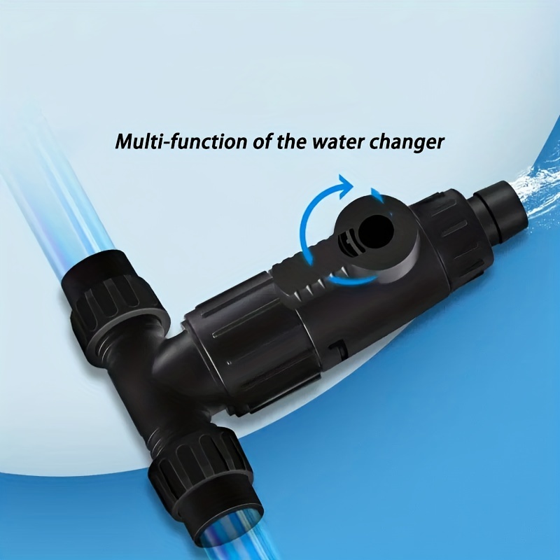 Connecteur à dégagement rapide pour aquarium, double robinet