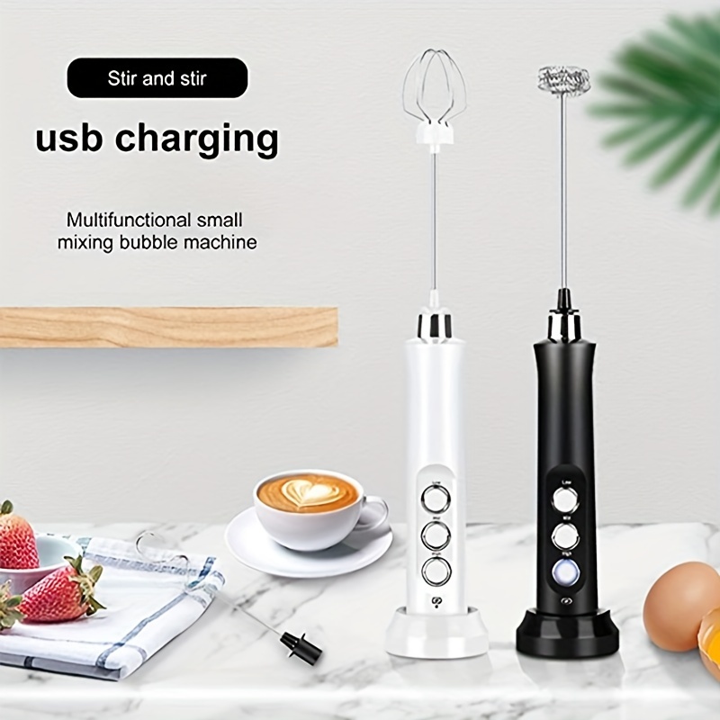 Coffee Espumador Handheld USB Rechargeable Automatic Electric Milk Frother  - China 3 in 1 Milk Frother and Cold Milk Frother price