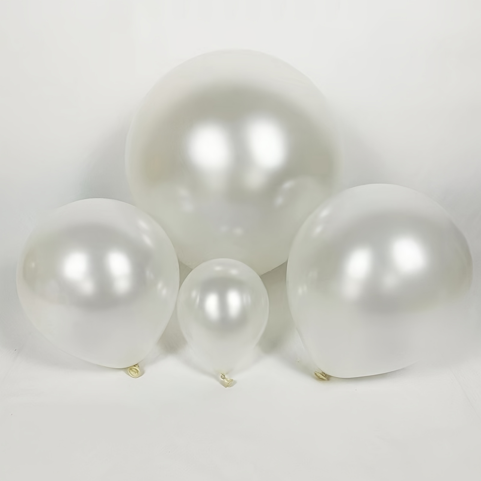 

20pcs, Pearl White Balloons, Very Suitable For Birthdays, Weddings, Valentine's Day, Thanksgiving, Christmas, New Year, Home Decoration, Balloon Parties Easter Gift